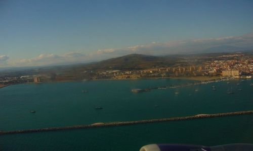 Zdjęcie HISZPANIA / Gibraltaru / okolice Gibraltaru / widok z samolotu - Gibraltar