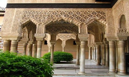 Zdjęcie HISZPANIA / Andaluzja / Grenada / Alhambra - Patio Lwów