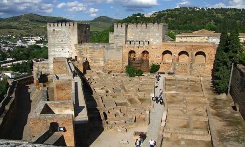 Zdjecie HISZPANIA / Andaluzja / Grenada / Alhambra - Alkazaba