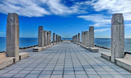 Zdjęcie HISZPANIA / Gran Canaria / Okolice lotniska / Molo art deco