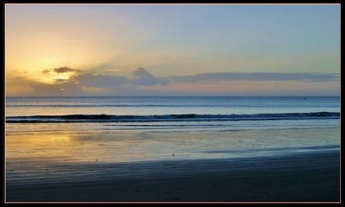 Zdjcie HISZPANIA / Gran Canaria / Playa del Ingles / Soce wschodzi w Playa del Ingles