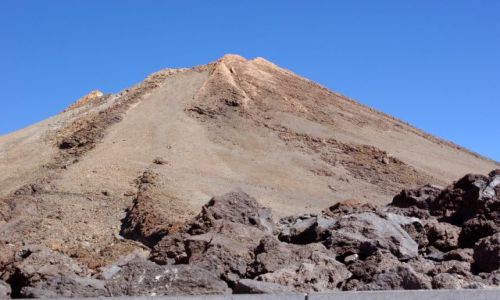 Zdjecie HISZPANIA / Wyspy Kanaryjskie, Teneryfa / Parque Nacional del Teide / Teide z bliska