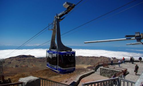 Zdjecie HISZPANIA / Wyspy Kanaryjskie, Teneryfa / Parque Nacional del Teide / Teleferico
