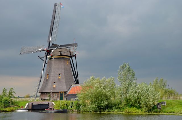 Zdjęcia: Kinderdijk, zuid holland, Wiatrak - domostwo, HOLANDIA Zdjęcia: Kinderdijk, zuid holland, Wiatrak - domostwo, HOLANDIA