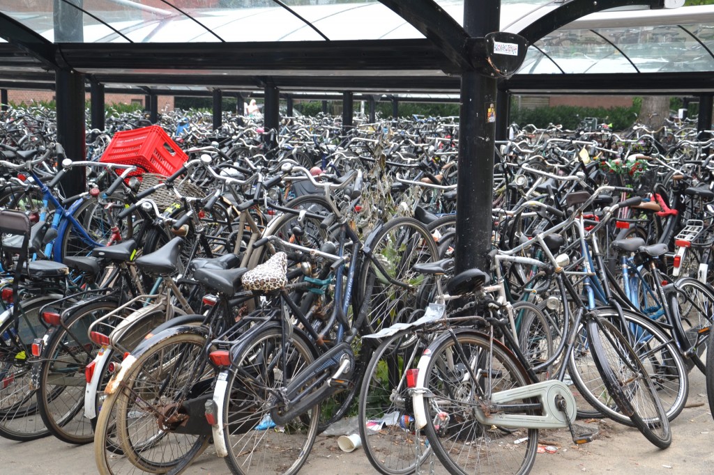 Zdjęcia: Amsterdam, Amsterdam, Parking rowerowy przy stacji metra, HOLANDIA Zdjęcia: Amsterdam, Amsterdam, Parking rowerowy przy stacji metra, HOLANDIA