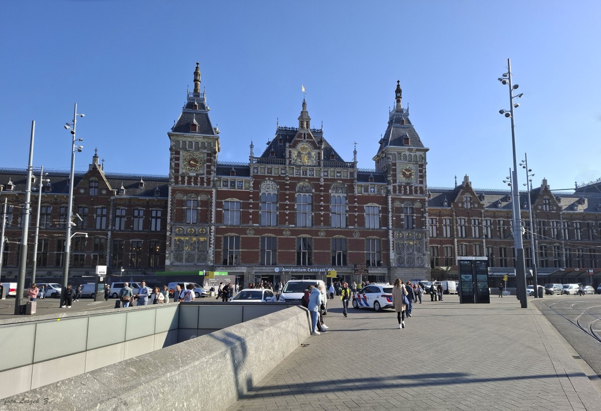 Zdjęcia: Amsterdam., Amsterdam., Amsterdam - dworzec centralny., HOLANDIA Zdjęcia: Amsterdam., Amsterdam., Amsterdam - dworzec centralny., HOLANDIA