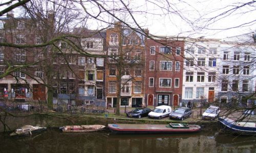 Zdjecie HOLANDIA / Holandia pnocna / Amsterdam -Prinsengracht / widok z hotelowego okna