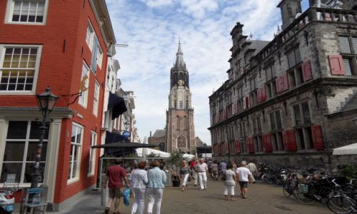 Zdjcie HOLANDIA / Zuid Holland / Delft / Rynek w Delft
