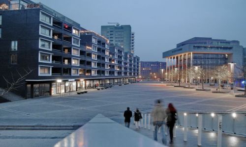Zdjęcie HOLANDIA / Limburg / Maastricht / Mglisty wieczór w Maastricht