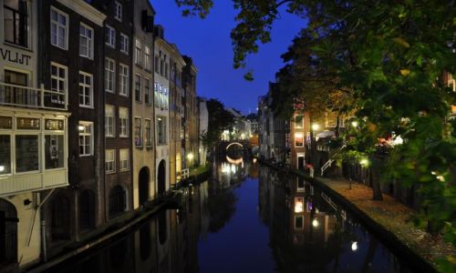 Zdjecie HOLANDIA / Utrecht / Utrecht / Utrecht wieczorow por II