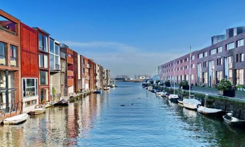 Zdjecie HOLANDIA / Zuid Holland / Amsterdam / Nowe osiedla Amsterdamu
