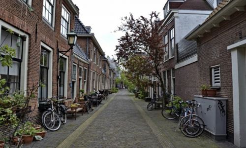 Zdjecie HOLANDIA / Noord Holland / Haarlem / Uliczka w Harlemie