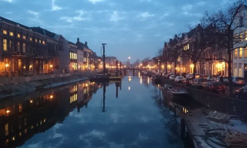 Zdjecie HOLANDIA / - / Haarlem / Wieczorami...