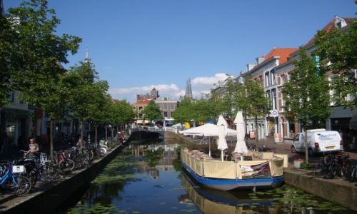 Zdjcie HOLANDIA / Holandia Poudniowa / Delft / Nad kanaem