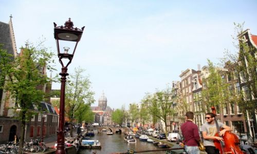 Zdjęcie HOLANDIA / Amsterdam / Amsterdam / Widok na Amsterdam
