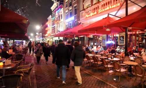 Zdjcie HOLANDIA / Amsterdam / centrum / Na ulicy