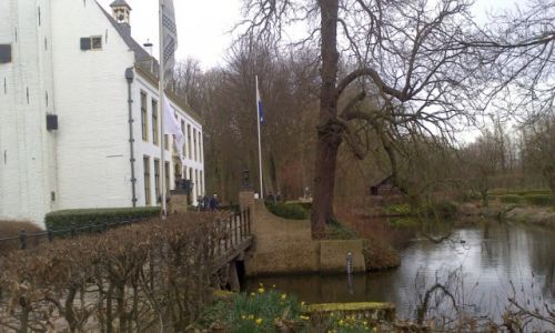 Zdjecie HOLANDIA / zuid holland / Rhoon / zamek na wodzie z 1432