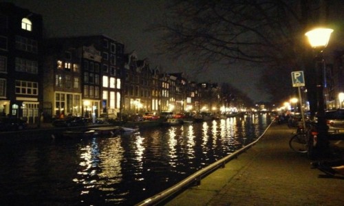 Zdjcie HOLANDIA / Amsterdam / Amsterdam / Noc w Amsterdamie