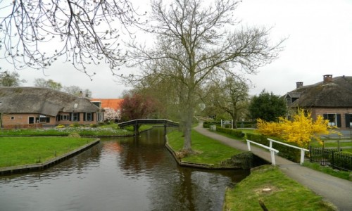 Zdjcie HOLANDIA / gierthoorn / .. / Giethoorn wenecja pnocy...