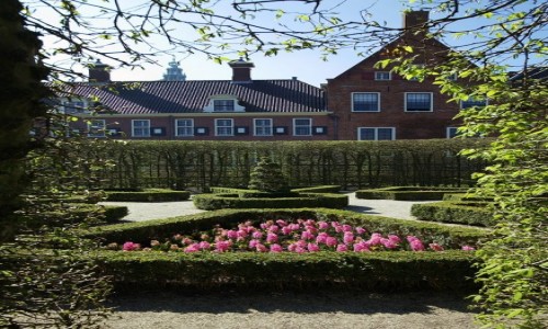 Zdjcie HOLANDIA / Groningen / Prinsentuin / Zielona brama