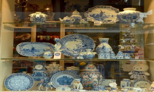 Zdjcie HOLANDIA / Holandia poudniowa / Delft / Delft, wyroby z porcelany
