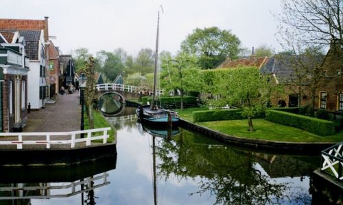 Zdjęcie HOLANDIA / Holandia Północna / Eenkhuizen / rybacka wioska