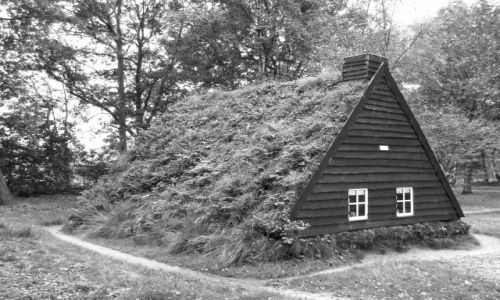 Zdjecie HOLANDIA / Drenthe / Schoonoord / Skansen - chatka w prowincji Drenthe