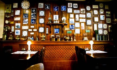 Zdjecie HOLANDIA / Europa / Amsterdam / amsterdamska restauracyjka