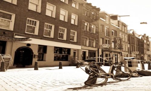 Zdjecie HOLANDIA / Europa / Amsterdam / amsterdamski rower