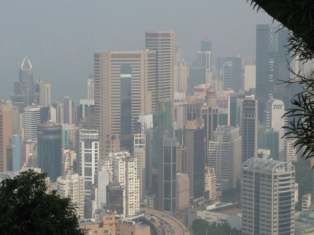 Zdjęcia: na zatoce, Chiny, widok ze wzgorza Victoria Peak, HONG KONG Zdjęcia: na zatoce, Chiny, widok ze wzgorza Victoria Peak, HONG KONG
