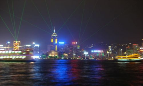 Zdjęcie HONG KONG / Hong Kong / Hong Kong / Symfonia swiatel