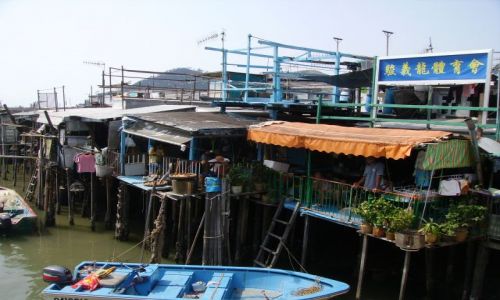 Zdjęcie HONG KONG / wyspa Lantau / wioska Tai O / wioska rybacka na wodzie