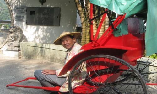 Zdjęcie HONG KONG / Chiny / Viktoria Peak / ryksza po Viktoria Peak