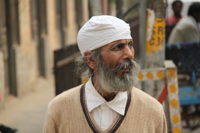 Zdjęcia: Old Delhi, Delhi, starzec, INDIE Zdjęcia: Old Delhi, Delhi, starzec, INDIE