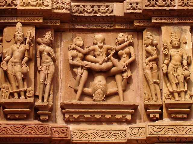 Zdjęcia: Kajuraho, Madhya Pradesh, Kamasutra w świątyni 2, INDIE Zdjęcia: Kajuraho, Madhya Pradesh, Kamasutra w świątyni 2, INDIE