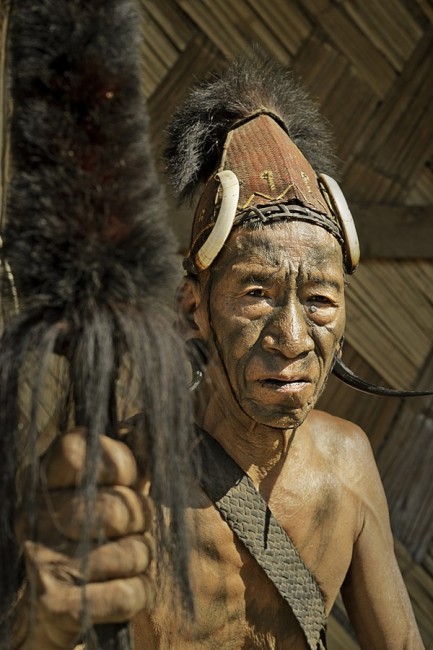 Zdj cia: Mon, Nagaland, Wojownik  Yao , INDIE