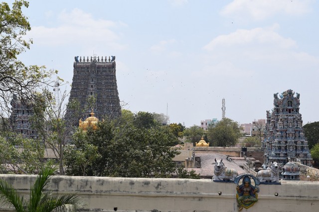 Zdj cia: Madurai, Tamilnadu, witynia Minakszi w Maduraju 2, INDIE