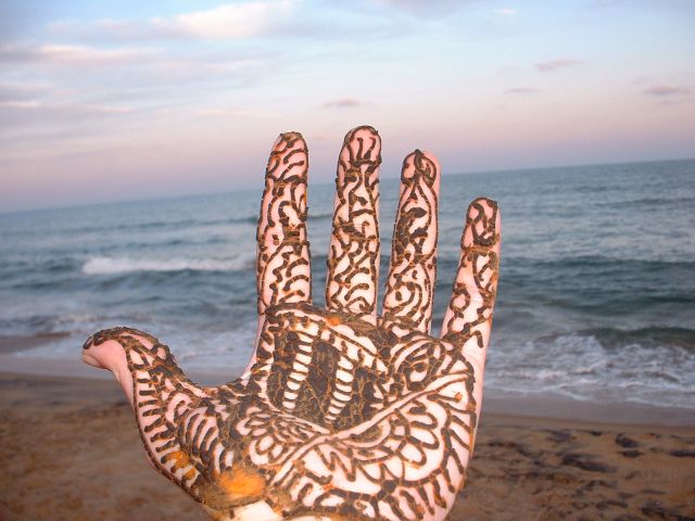 Zdjęcia: plaża w okolicy Chennai, południe Indii, Henną malowane, INDIE Zdjęcia: plaża w okolicy Chennai, południe Indii, Henną malowane, INDIE