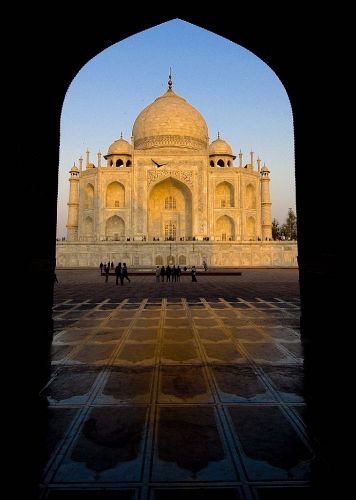 Zdjęcia: Taj Mahal, Agra, Widok z bramy, INDIE Zdjęcia: Taj Mahal, Agra, Widok z bramy, INDIE