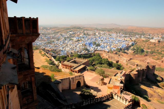 Zdjęcia: Jodhpur, Rajastan, z fortu, INDIE Zdjęcia: Jodhpur, Rajastan, z fortu, INDIE