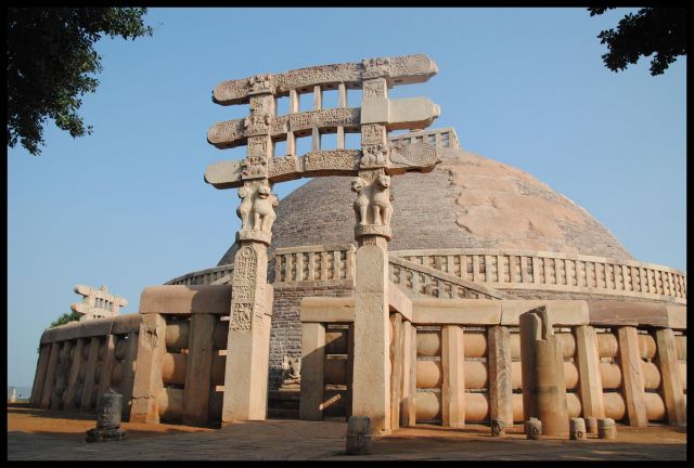 Zdjęcia: Sanchi, Madhya Pradesh, Stupa, INDIE Zdjęcia: Sanchi, Madhya Pradesh, Stupa, INDIE