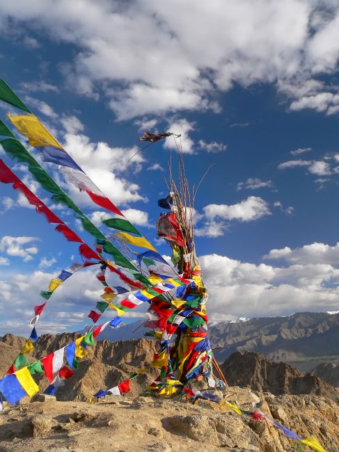 Zdjęcia: Leh, Ladakh, buddyjskie choragiewki, INDIE Zdjęcia: Leh, Ladakh, buddyjskie choragiewki, INDIE