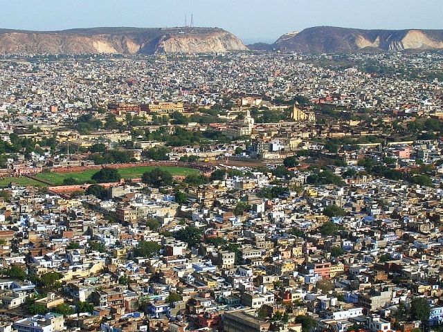 Zdjęcia: fort Nahargarh, Radżastan, panorama Jaipuru 2, INDIE Zdjęcia: fort Nahargarh, Radżastan, panorama Jaipuru 2, INDIE