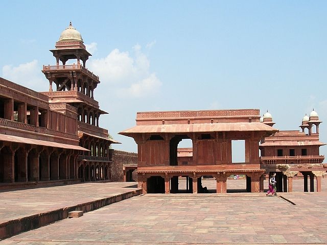 Zdjęcia: Fatehpur Sikri, Uttar Pradesh, kompleks Pałacowy Agbara 3, INDIE Zdjęcia: Fatehpur Sikri, Uttar Pradesh, kompleks Pałacowy Agbara 3, INDIE