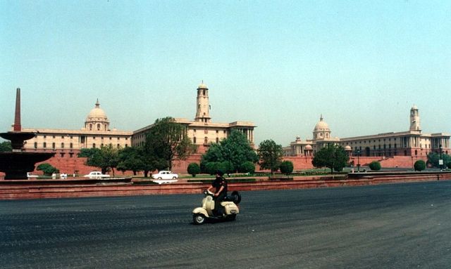 Zdjęcia: NEW DELHI, Radżpath - droga królewska., INDIE Zdjęcia: NEW DELHI, Radżpath - droga królewska., INDIE