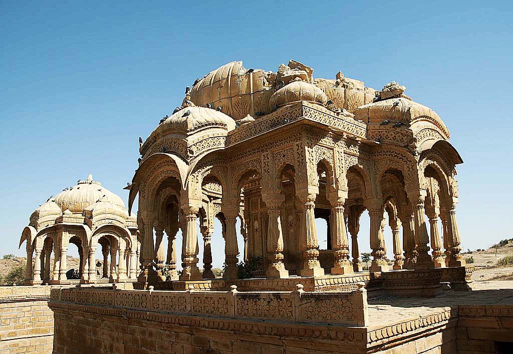 Zdjęcia: Bada Bagh, Jaisalmer, Cenotafy, INDIE Zdjęcia: Bada Bagh, Jaisalmer, Cenotafy, INDIE