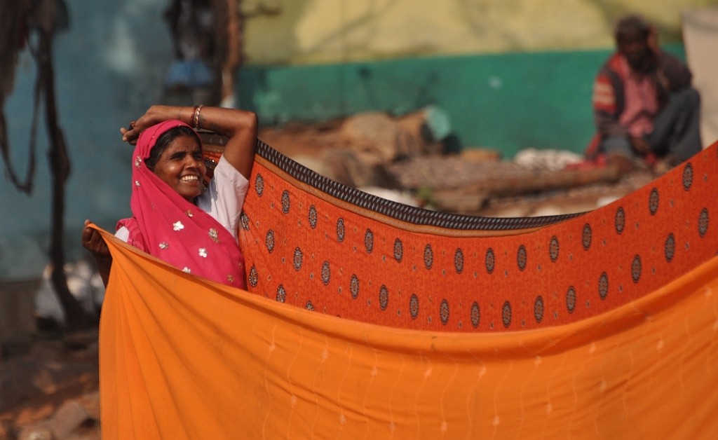 Zdjęcia: nad rzeką Betwa, Orchha, suszymy, INDIE Zdjęcia: nad rzeką Betwa, Orchha, suszymy, INDIE