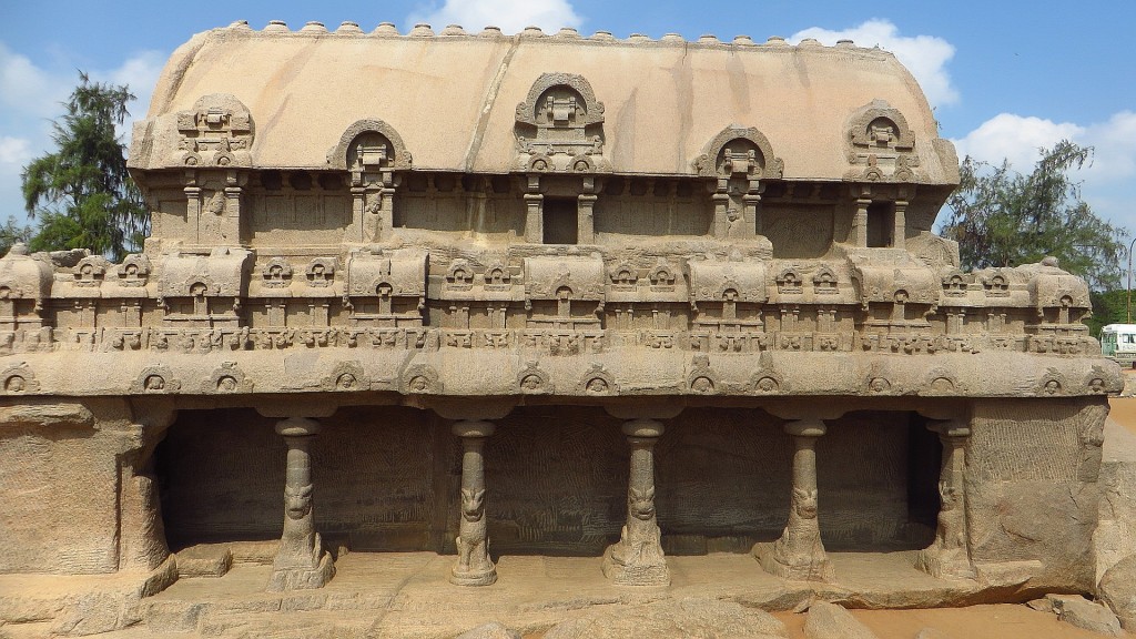 Zdjęcia: Mahabalipuram, Tamil Nadu, Świątynia Pięciu Rydwanów, INDIE Zdjęcia: Mahabalipuram, Tamil Nadu, Świątynia Pięciu Rydwanów, INDIE