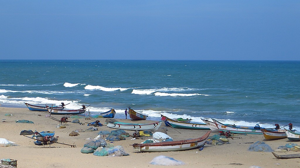 Zdjęcia: Mahabalipuram, Tamil Nadu, plaża, INDIE Zdjęcia: Mahabalipuram, Tamil Nadu, plaża, INDIE