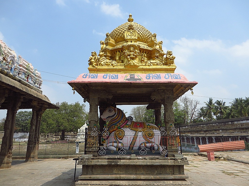 Zdjęcia: Kanchipuram, Tamil Nadu, pojazd Sziwy - Nandin, INDIE Zdjęcia: Kanchipuram, Tamil Nadu, pojazd Sziwy - Nandin, INDIE